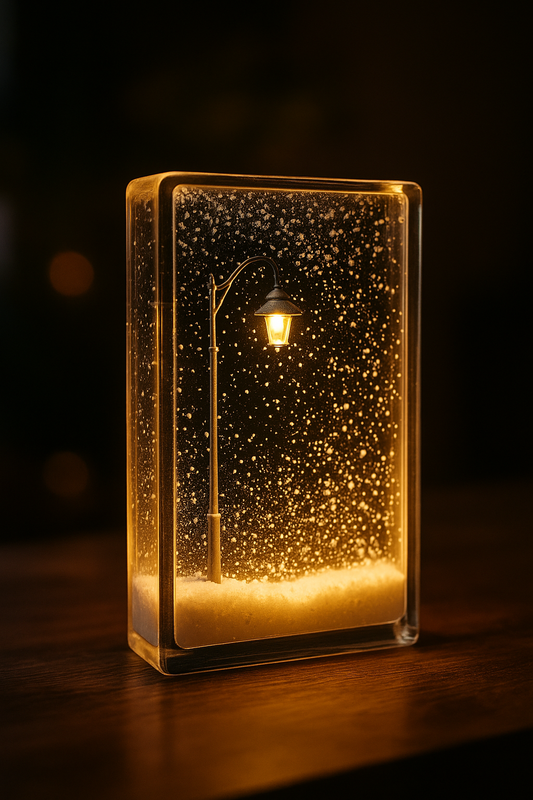 SnowGlow™ Magical Snow Lantern – LED Night Light