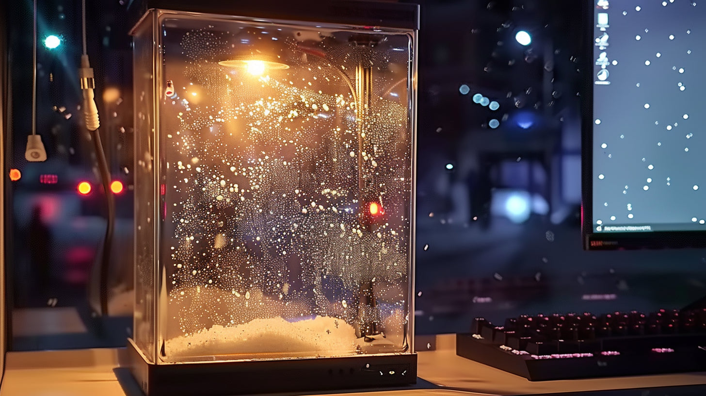 SnowGlow™ Magical Snow Lantern – LED Night Light